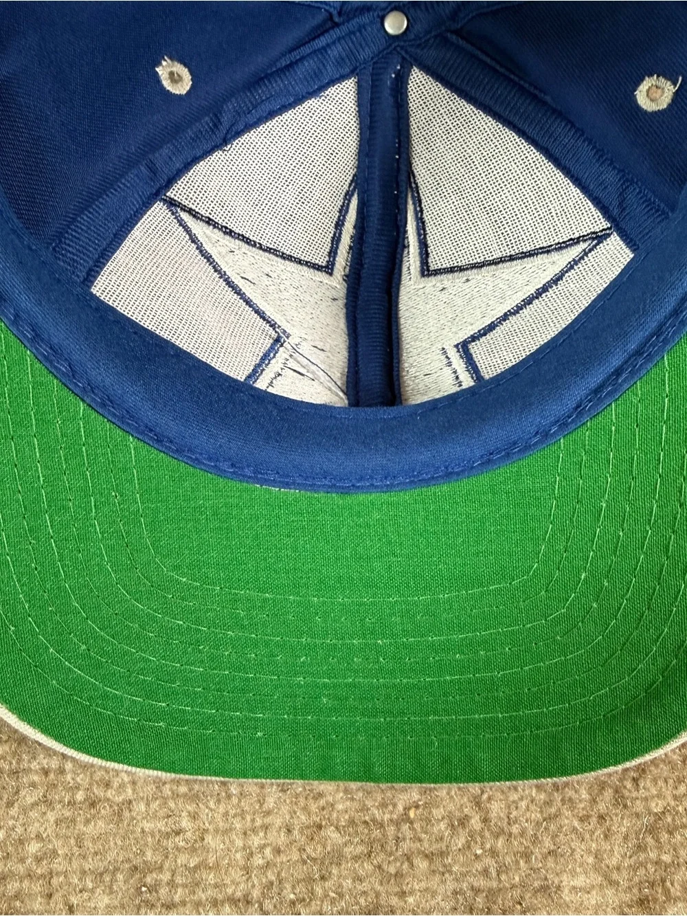 90’s Dallas Cowboys Hat Logo Athletic Snapback AOP NFL Pro Line Vintage Taiwan